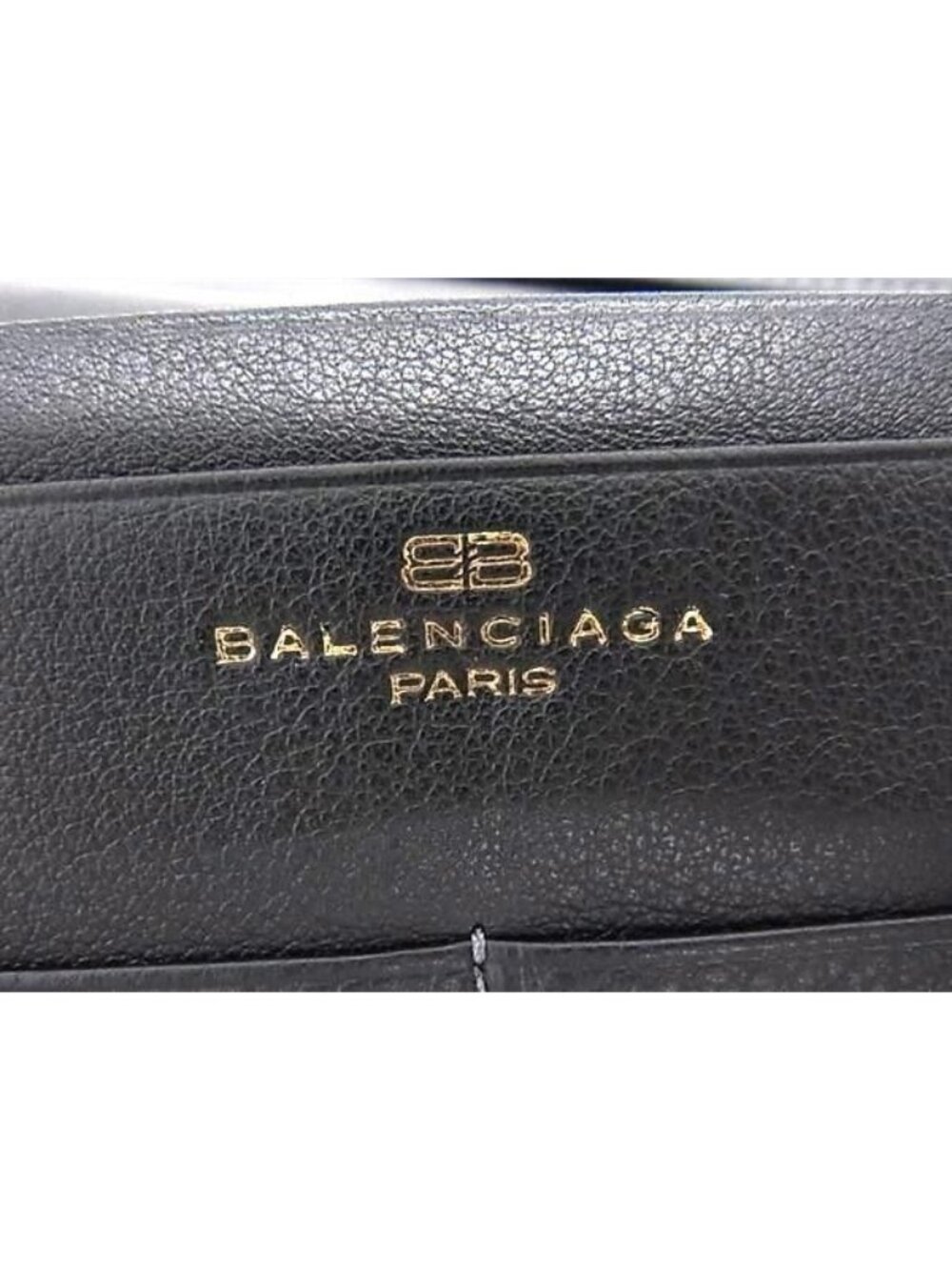 Balenciaga Wallet BB Logo Black Leather Bifold - Picture 6 of 6